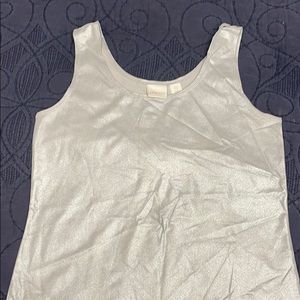 Chico’s Metallic Tank Top